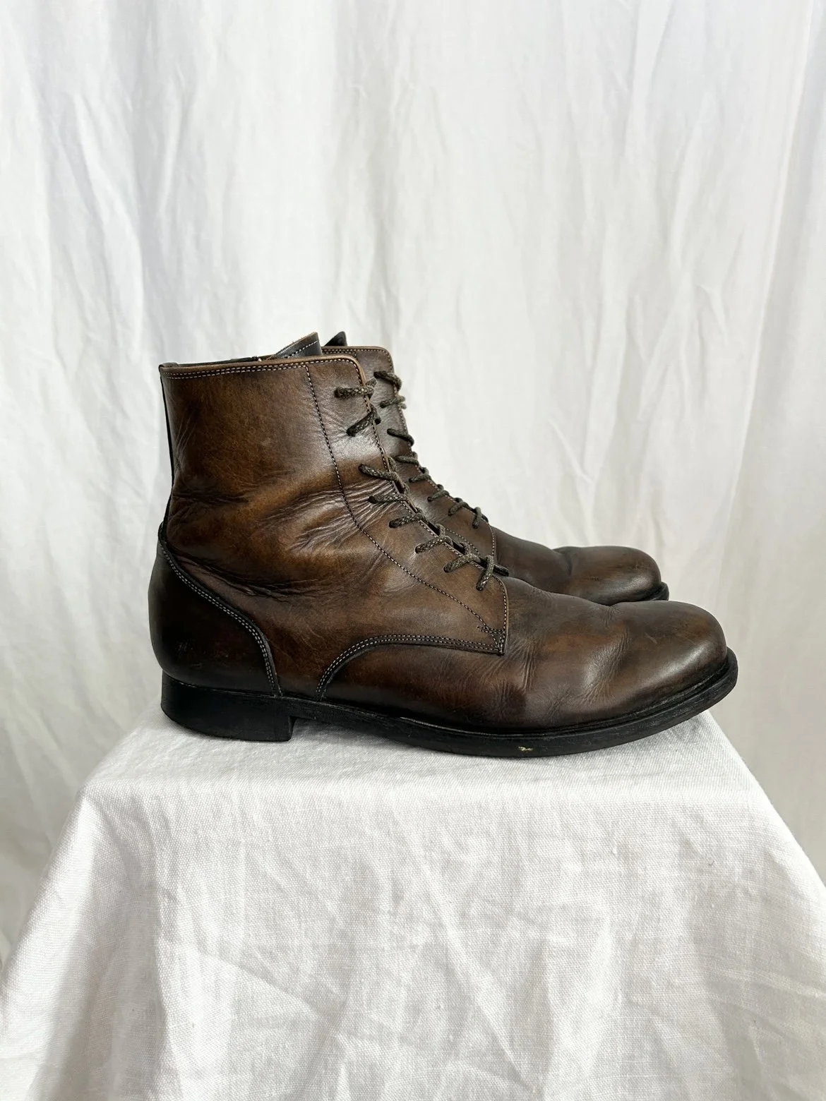 Alfredo Bannister Triple Layer Front Zip Boots — Solekeeper